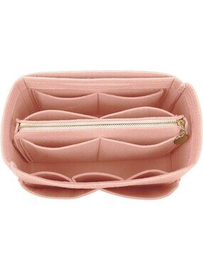 Felt Purse Organizer Insert - Tote Bag Shaper with 5 Dividers for Easy Storage